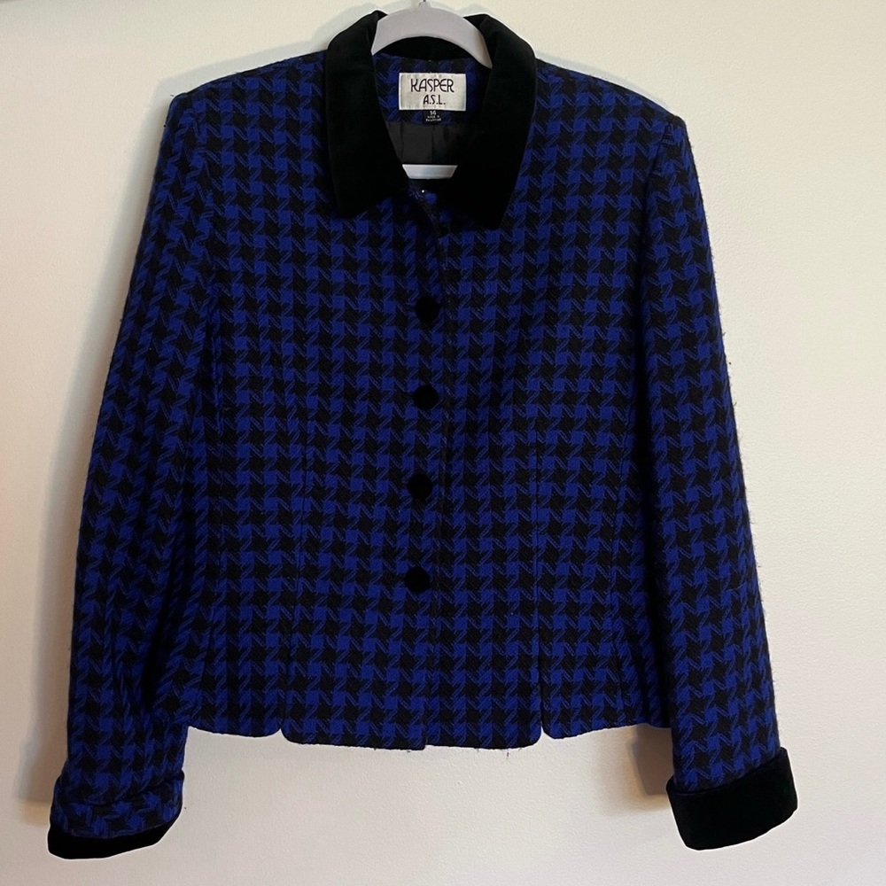 Vintage Houndstooth Coat